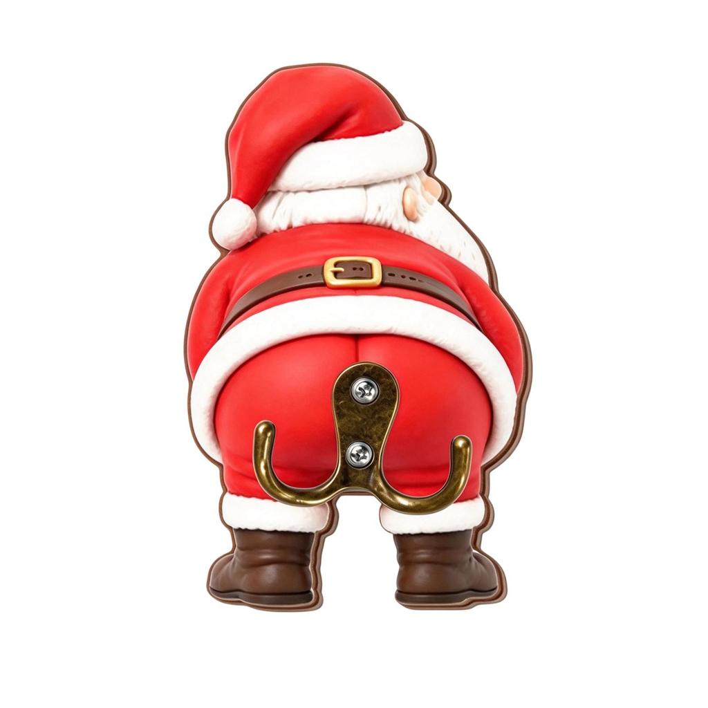 Christmas Wooden Hanging Ornaments with Santa Snowman and Designs for Tree and Home Decor