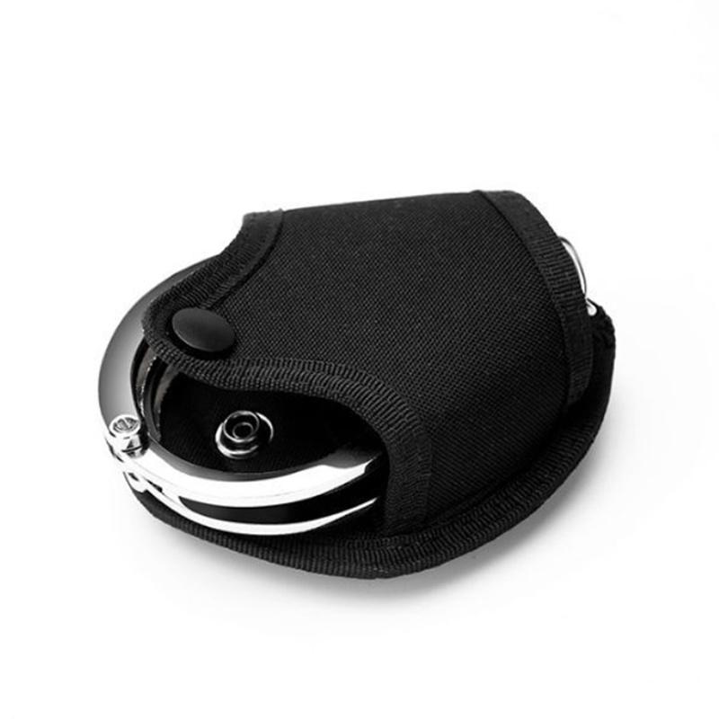 Açık Hava Çok Fonksiyonlu Naylon Bel Çantası Kelepçe Tutucu Kılıfı Polis Aktiviteleri Kelepçe Cebi Taktik Aksesuarları (Kelepçesiz)