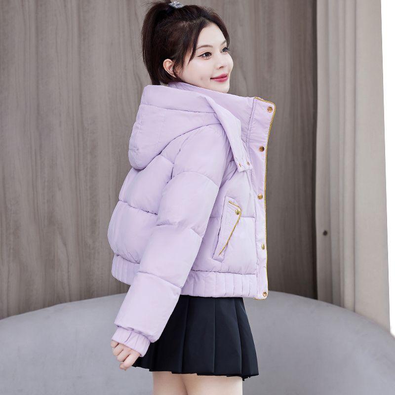 Fashion Down Padded Jacket Women's Short Loose Thick Winter Padded Jacket Small Padded Jacket Temperament Jacket
