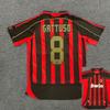 AC Milan Retro Away Jersey #22 Kaka, Champions League, Pirlo, Short Sleeve Football Kit (0607)