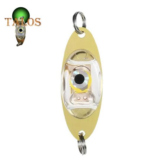 

Светодиодная приманка для рыбы, ярко-яркая, для глубоководной рыбалки, светодиодные рыболовные приманки со встроенным аккумулятором, автоматическим включением/выключением, подводные мигающие фонари для троллинга зелёный