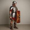 Roman Legionary Armor Set  Wearable Lorica Segmentata with Helmet, Shield  Sword  Cosplay, Reenactment, Halloween Costume