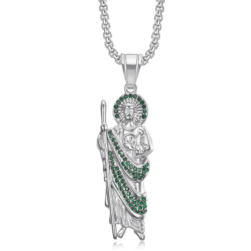 Jewelry Fashion Trend Inlaid Zircon Men's Exquisite Jewelry Necklace Accessories 2026