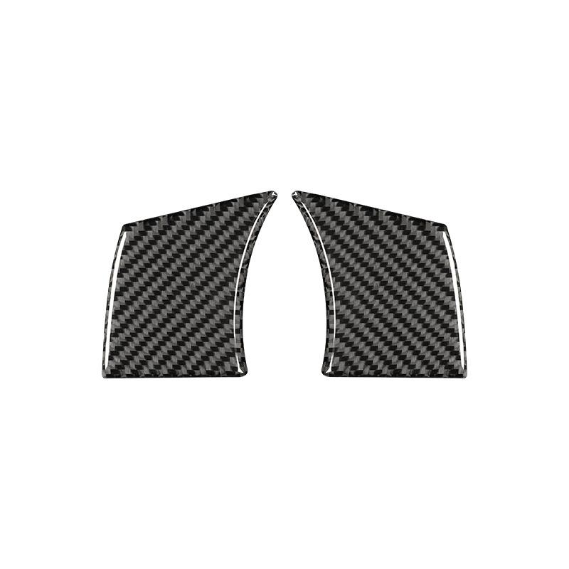 Carbon Fiber Car Steering Wheel Side Panel Trim Cover Decoration Sticker For Nissan 350z 2006-2009 Car Styling Auto Accessories