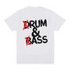 Y2k Hip Pop Tops Funny Drum and Bass T Shirts Rum and Ass Lovers Jokes Short Sleeve Print Cotton Fashion Casual Tshirt Unisex