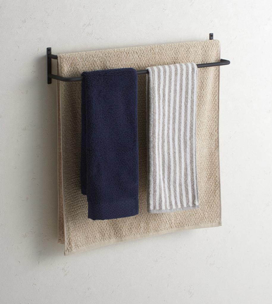 SANEI Iron Antique with Bar, Two-Stage, Style, Screws, 613mm, Black, W5727-D