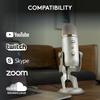 Blue Microphones Yeti USB Microphone Silver 1950 Model 16-bit/48kHz High-Quality Sound Recording
