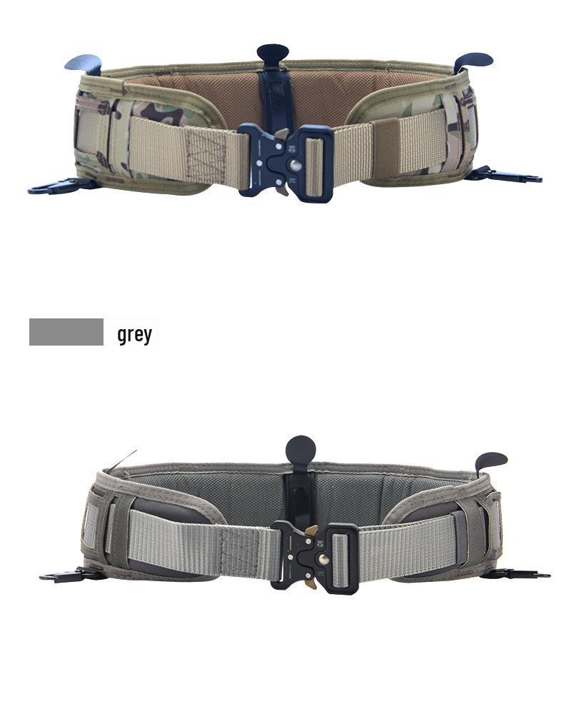 Tactical Laser-Cut Molle Camouflage Waist Belt for Outdoor Training