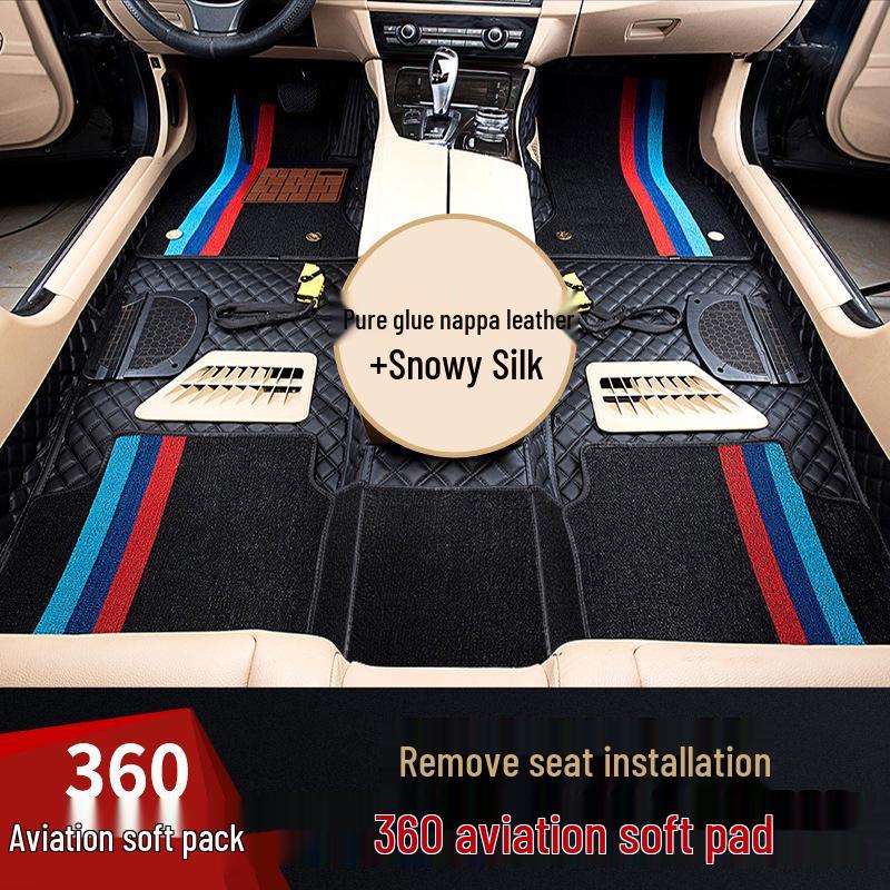Compatible with Kaiyi Showjet Pro: 360° Aviation Soft Package Floor Mats, Easy Seat Installation & Disassembly