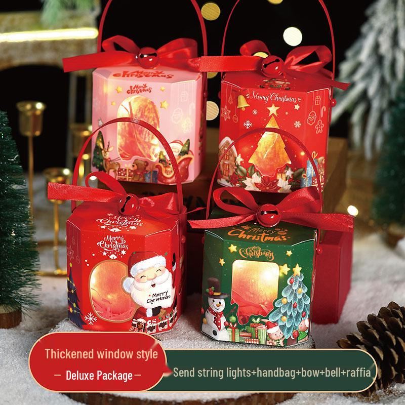 2024 Christmas Eve Children's Candy Gift Box and Decor Bag
