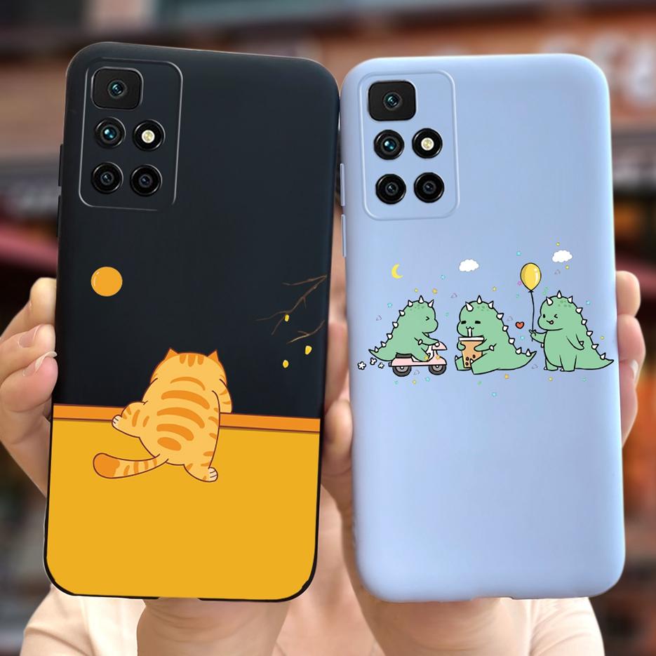 For Xiaomi Redmi 10 2022 Case Cute Astronauts Cartoon Cover Soft Silicone Phone Case For Redmi 10 Prime Redmi10 Back Cover Coque