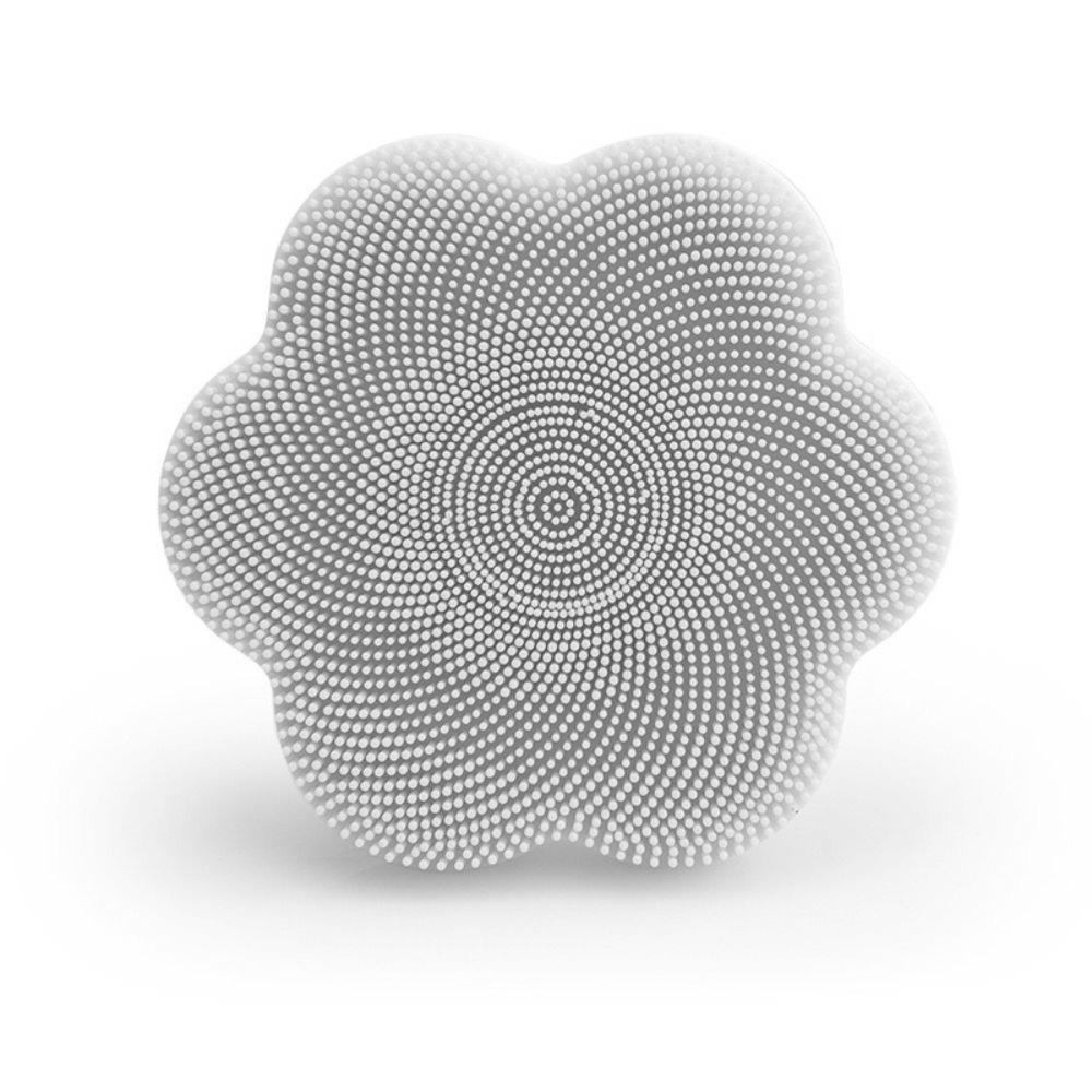 

Силіконова щітка для вмивання обличчя Інструмент для глибокого очищення Нова масажна щітка сірий колір