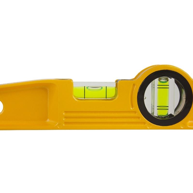 10Inch Magnetic Box Level Torpedo Level,2-Different Bubble 90°/180°Measuring Shock Resistant Torpedo Level