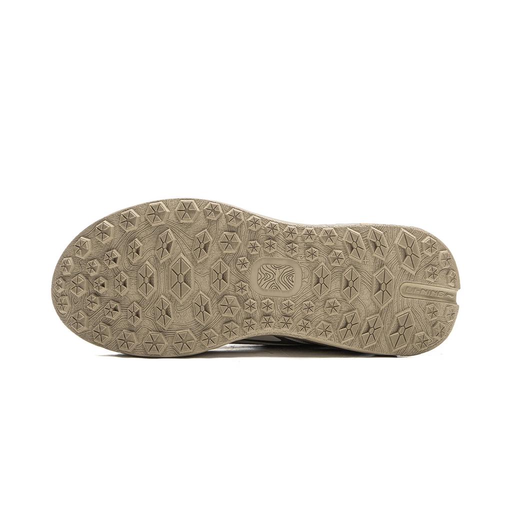 Li Ning Star Path 2 Abrasion Resistant Thermal Mid top Outdoor Shoes Unisex Gray AGLV079-4