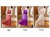 Women's 2023 Slim-Fit Satin Dress: Square Neck, Patchwork, Age-Reducing Summer Fashion