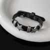 Harajuku Star Pentagrams Rivet Leathers Choker for Women Sweet Trend Bracelet