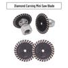 Mini M14 Diamantsägeblatt für Trockenschnitt & Gravur von Fliesen und Marmor