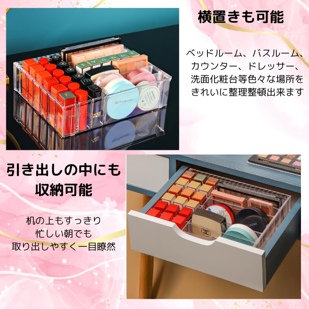 Dotcom Prime Cosmetic Storage Makeup Cosmetics Storage Eyeshadow Lipstick Acrylic Clear Box