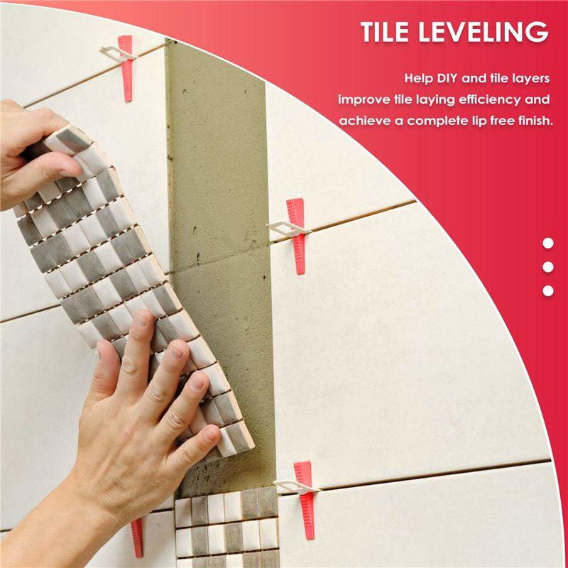 A34R Tile Leveling System Tile Plier Set Tile Spacers Laying Level Wedges Alignment Spacers Clips Tile Tools Set