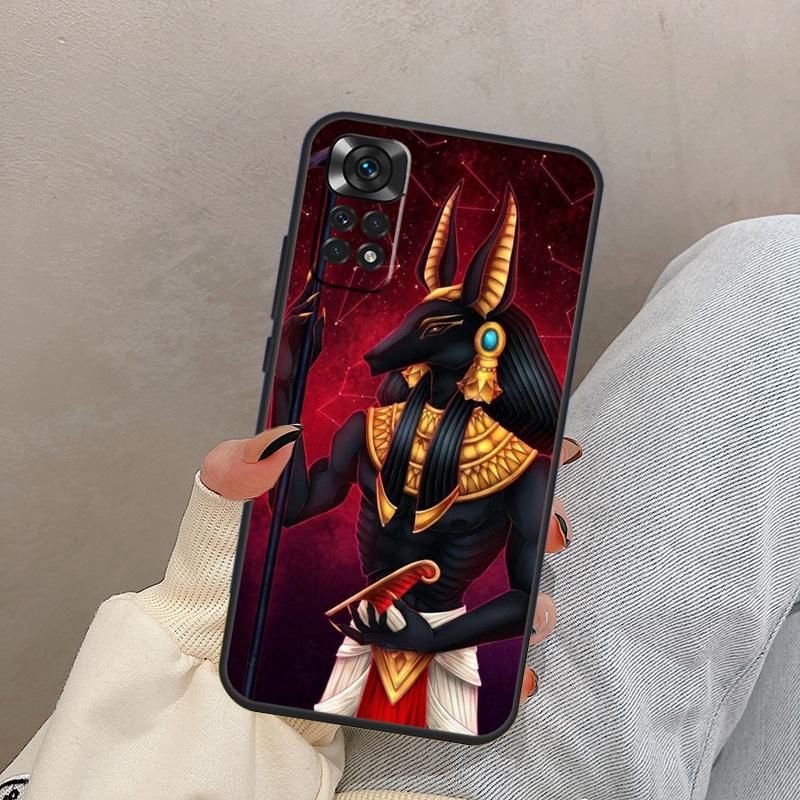 

Anubis Egyptian God For Xiaomi Redmi Note 14 10 11 12 13 Pro 11S 12S Case Cover For Redmi 15 15C 14C 10C 12C 13C Redmi 14C