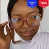 New Large Square Frame Anti Blue Light Flat Mirror Women Ultra Light TR90 Material Optical Glasses Frame Computer Goggles