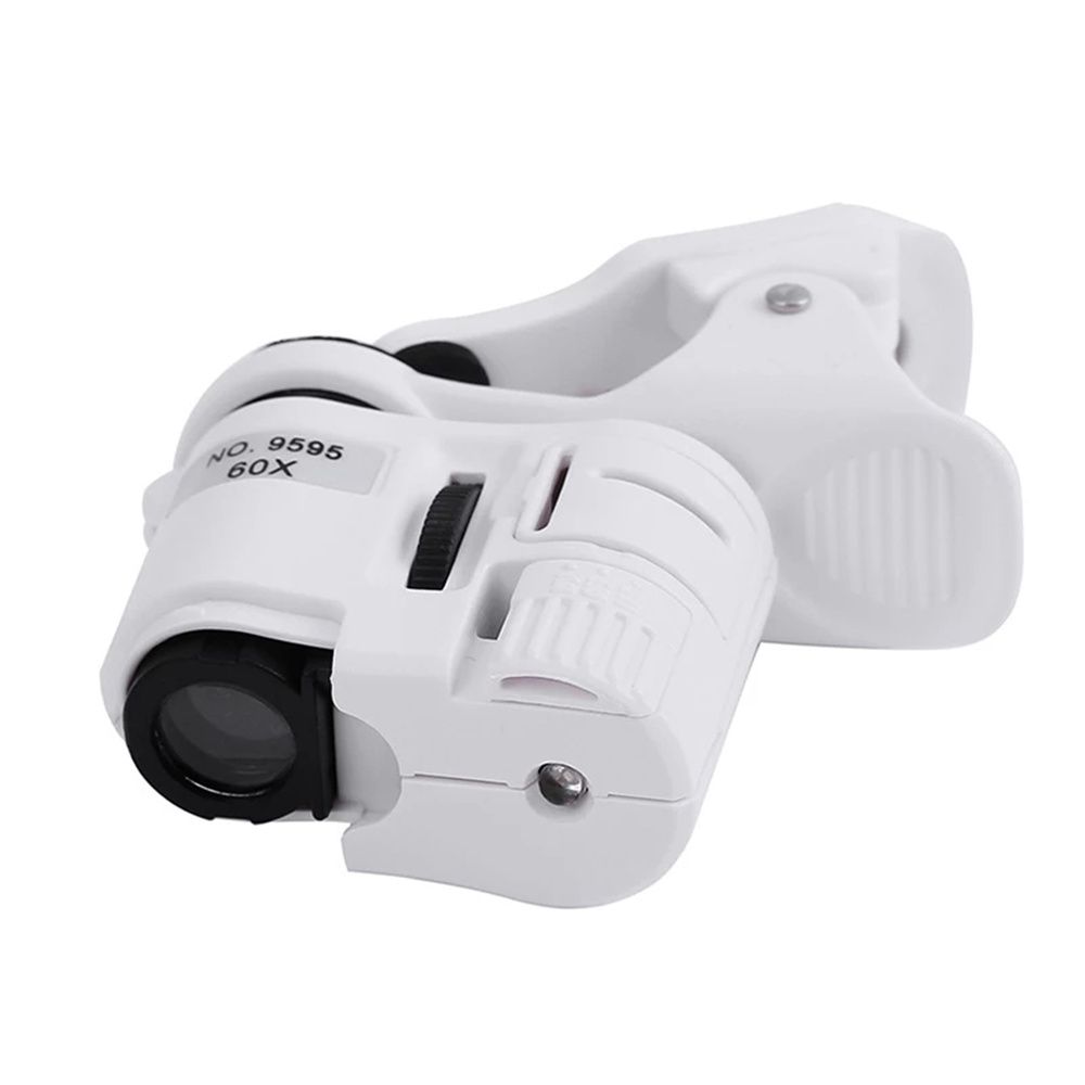Pocket Microscope Magnification Microscope Mobile Phone Microscope Magnifying Glass Clip Microscope