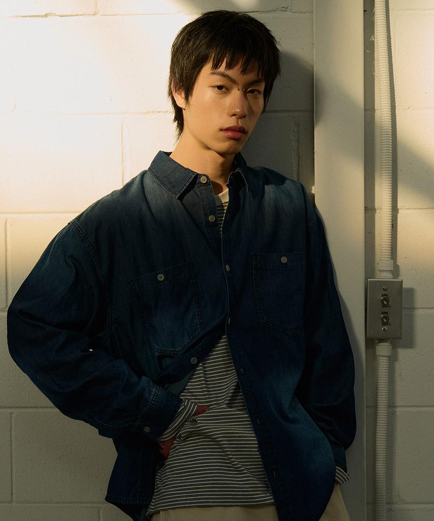 Desiledeu Lightweight Denim Shirt-Fask5401B0N