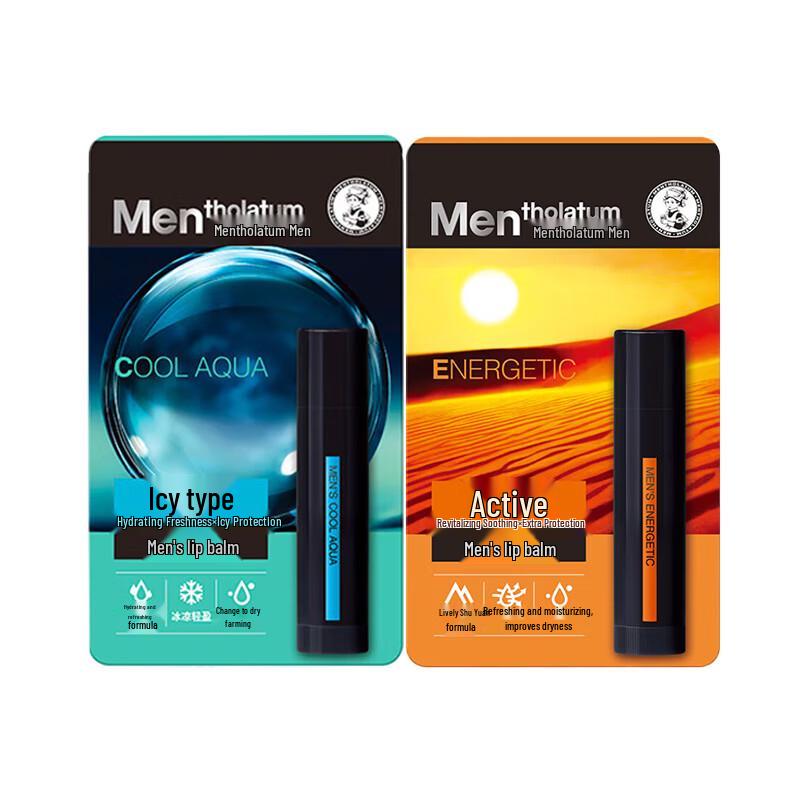 Ментолатум Мужской бальзам для губ дуо