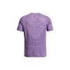 Under Armour Solid Color Crew Neck Short Sleeve T-Shirt Men Tops Purple 1375692-571