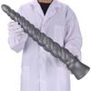 Extra Long Spiral Ridged Anal Plug - Silicone Dildo for Deep Stretching & Prostate/G-Spot Stimulation, Sex Toy for Men & Women