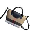 Cowhide Niche Versatile Women's Bag Shoulder Messenger Bag Simple and Fashionable Plaid Women's Bag Small Shell Bag