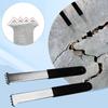 2Pcs Multiple Surfaces Pavers Extraction Set Nonslip Pavers Puller  for Efficient Brick and Stone Demolitions in Garden