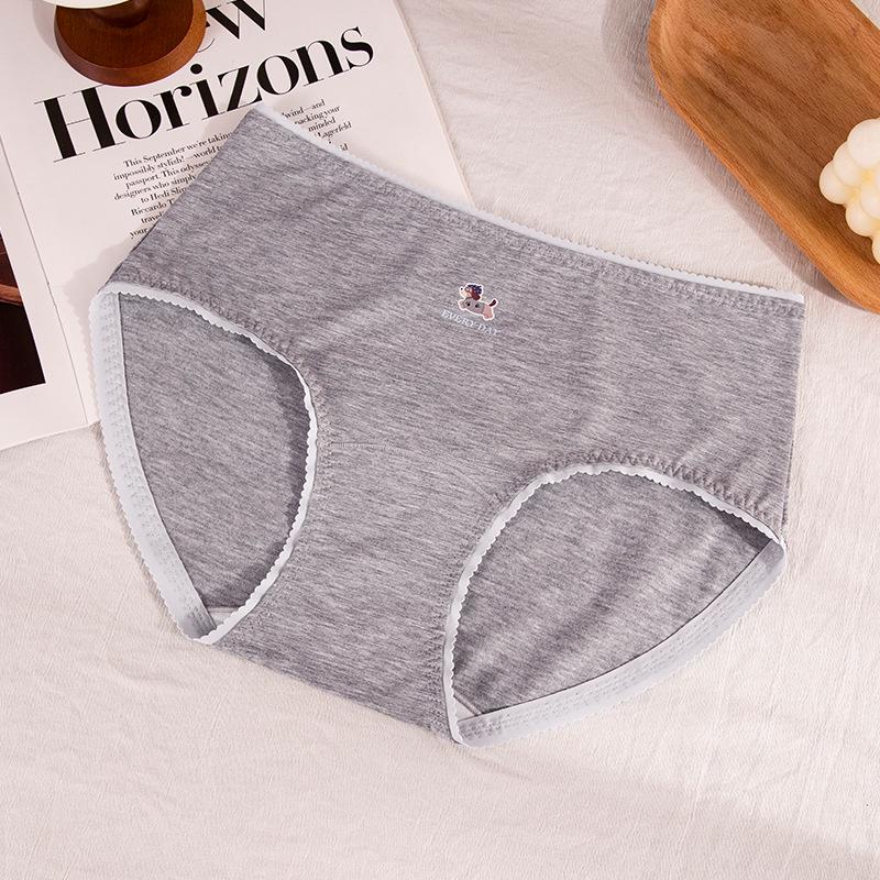 Pure Cotton Antibacterial Soft Mid-Waist Women s Briefs XL (120-150 jin)