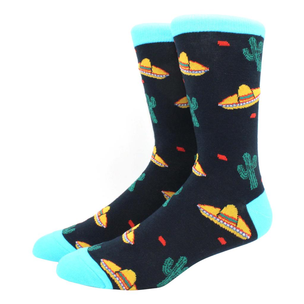 Men Socks Cotton Funny Alien Socks for Man Women Novelty Casual Dressing Color Crew Socks for Happy Wedding Accessories Gift