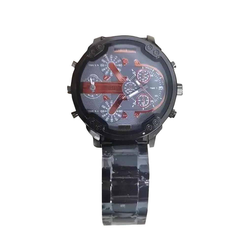 Stainless Steel Chronograph Quartz Watch Fashion Men's Watch