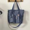 Spring New Ladies Shopping Bag Simple Fashion Handbag 2026 Nylon Waterproof Solid Color Messenger Large Capacity Shoulder Bag