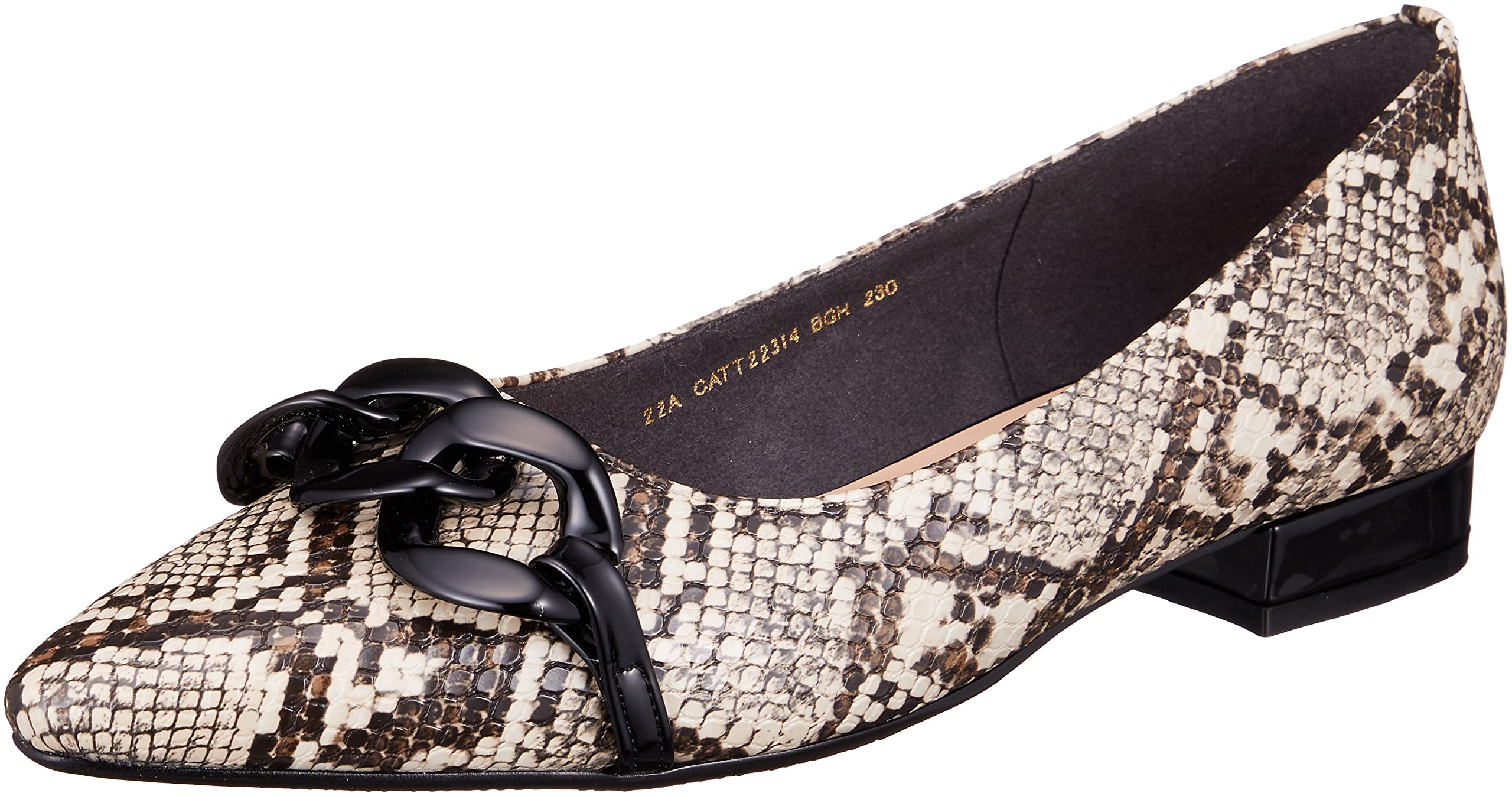 

Carino CATT22314 Rain Beige Size cm Women s Shoes, Snake, 23.0