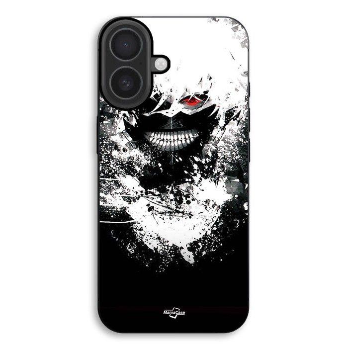 Coque de téléphone - MANIACASE - iPhone 17 - Silicone TPU - Souple - Tokyo Ghoul Ken Kaneki
