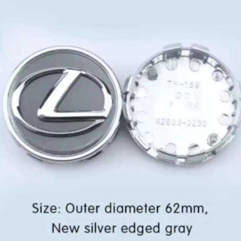 

4Pcs 62mm Lexus Hub Caps Car Wheel Center Caps For Lexus CT ES GS NX IS250 CT200h IS300h ES300h ERX400h NX300h Accessories 4Pcs 62MM срібло сірий колір