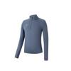 1/2 Zip Solid Color Long Sleeve High Neck Pullover Sweatshirt Men Sweatshirt 1164156-FDDN