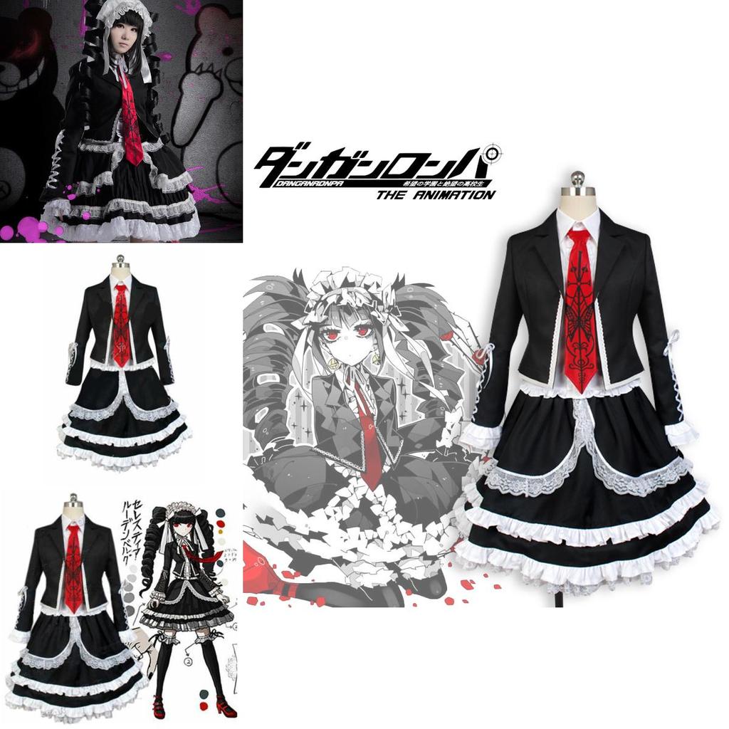 High-quality Danganronpa Celestia Ludenberg Costume Suit For Women Perfect For Halloween