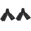 1/2Pcs Leather Weight Lifting Hook Gym Fitness Weightlifting Non-Slip Heavy Duty Steel Strong Load Capacity Wrist Strap Hook