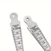 Stainless Steel Wedge Plug Gauge 1pc - Double Scale Metric and Imperial Aperture Gauge and Taper Gauge - 1-15mm for Weld Seam Gap Detection