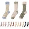 3Pairs Winter Coral Fleece Socks Sleeping Mid Tube Socks Women Kawaii Floor Plush Socks  Winter