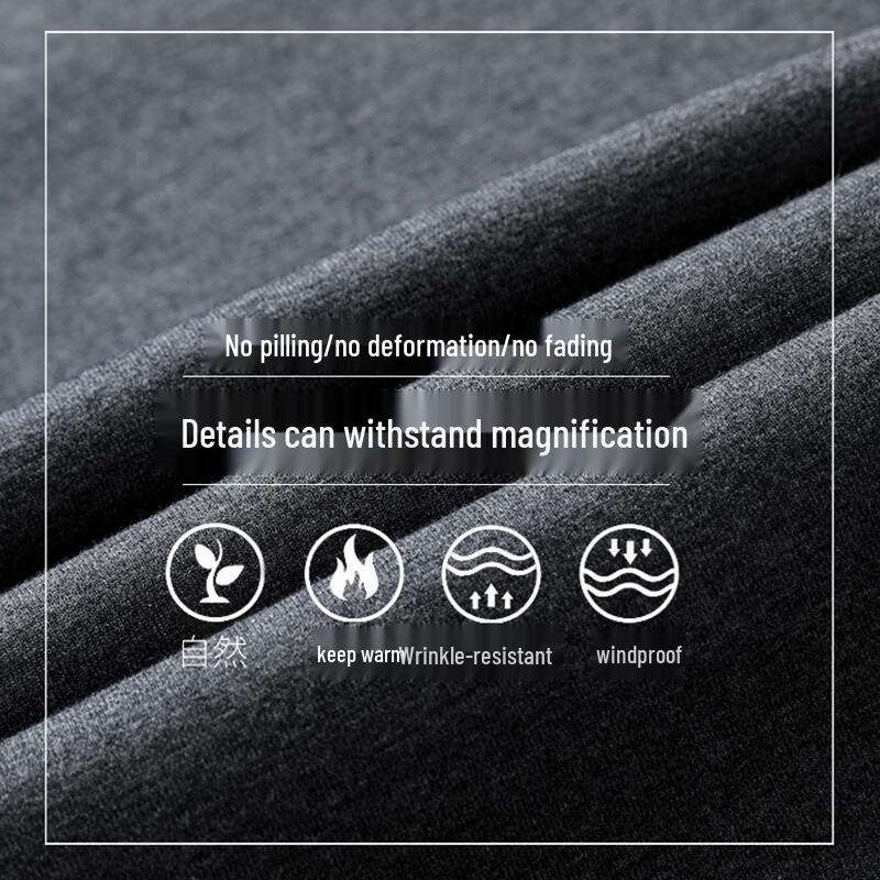 ROMON Men's Stand-Collar Zip-Up Tracksuit Set