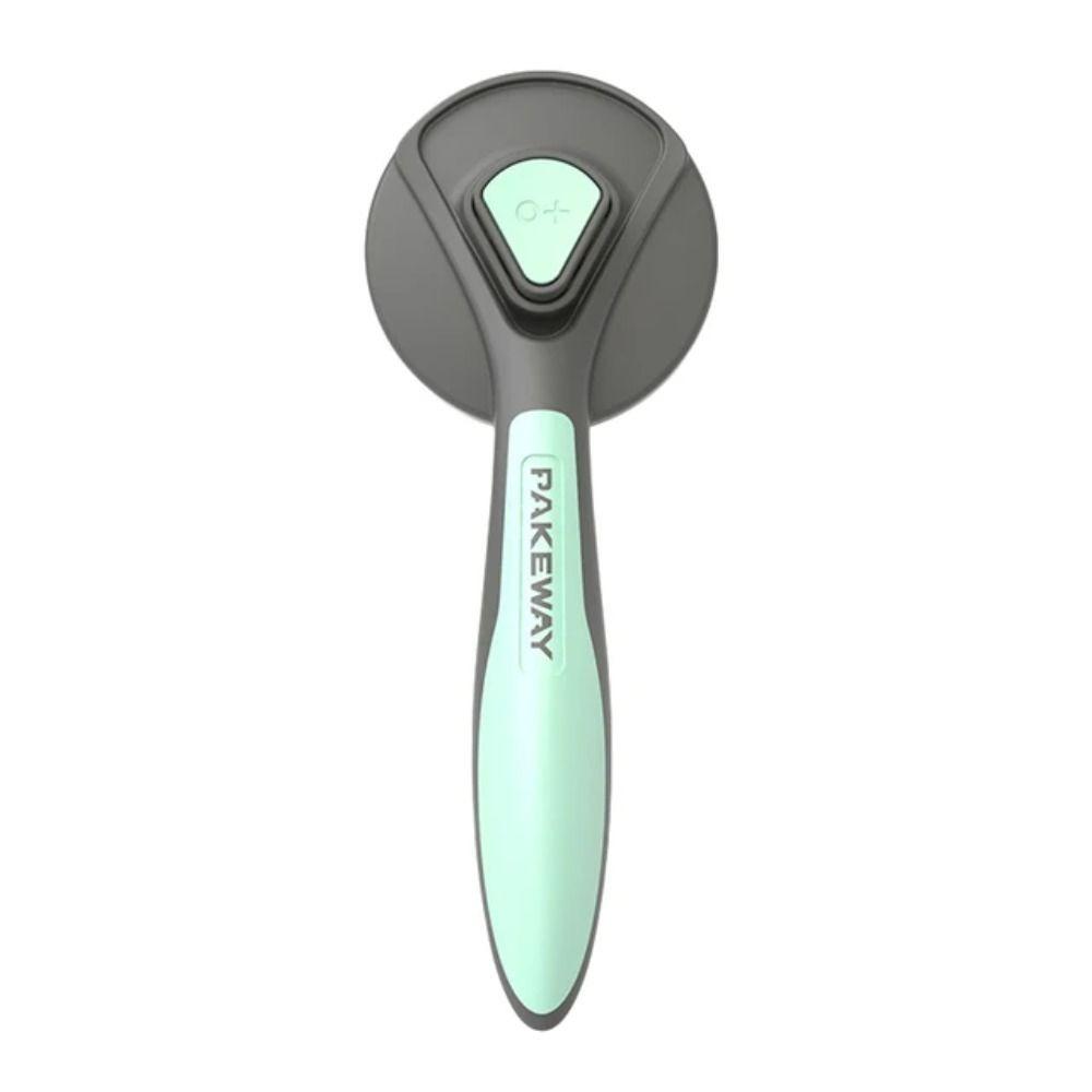 

Расческа для собак и кошек из нержавеющей стали, плавающая, для чистки шерсти, щетка для груминга питомцев, очиститель кошачьей шерсти, зоотовары зелёный