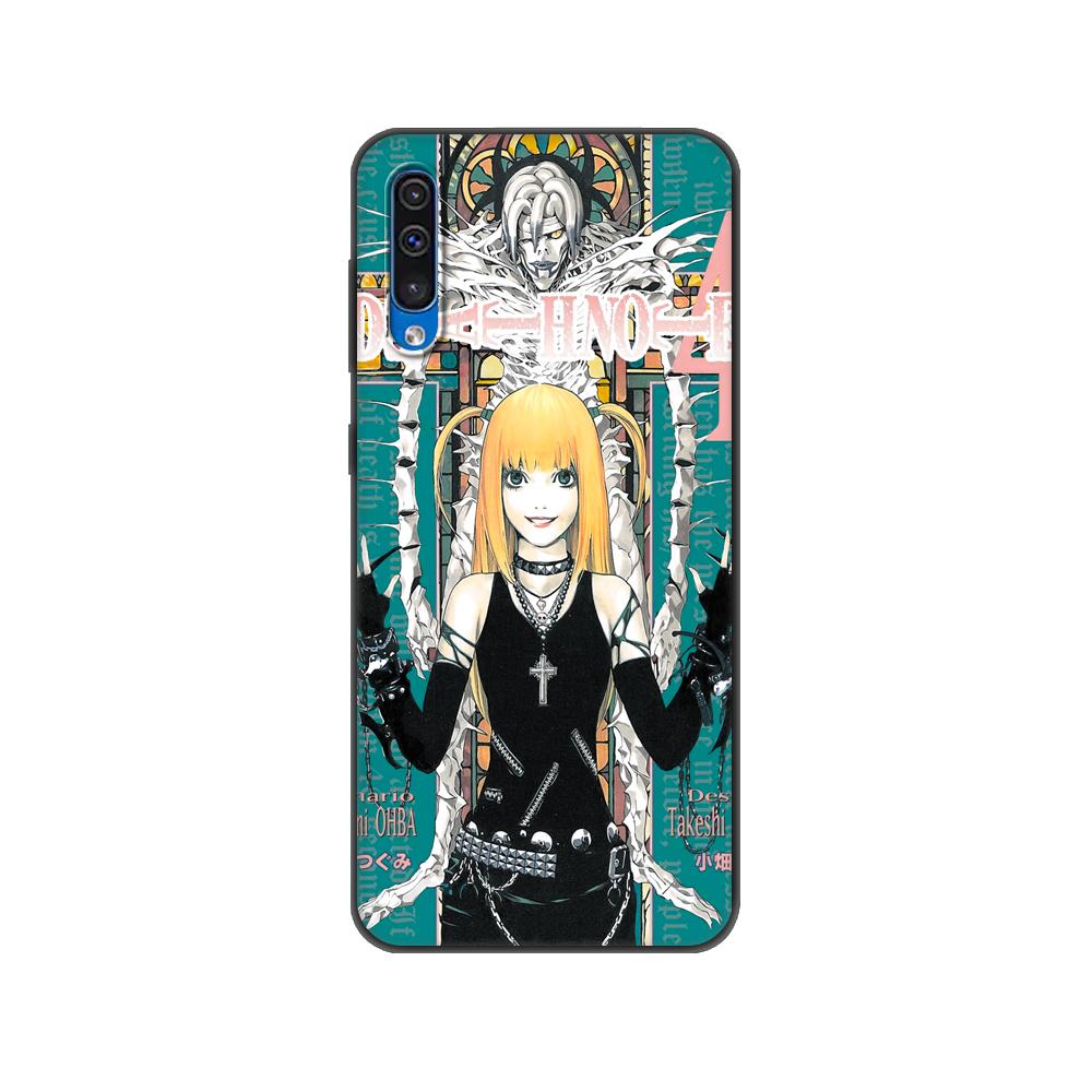Custodia in TPU Nera Per Samsung Galaxy A50 50S A30S A10 A01 A11 A21S A31 A41 A51 A71 M21 M30S S10 LITE Cover Anime Giapponese