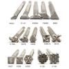 Carving Leather Craft Stamps Kit Metal Leather Working Saddle Making Tools Leather Stamping Solid DIY Printinting Craft Supplies