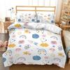 3D Cartoon Pigs Cats Bedding Set Cute Animals Duvet Cover Double Queen King Twin Full Size Kids Girls Polyester Duvet Cover Set