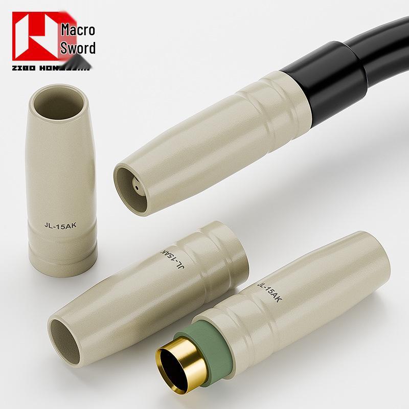 Non-stick Gas Shielded Welding Gun Tip & Nozzle for 15AK MIG Welder